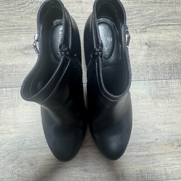 Bandolino Lappo Black Ankle Boots Women's Size 8.5 - Picture 2 of 7